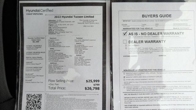 2022 Hyundai TUCSON Limited