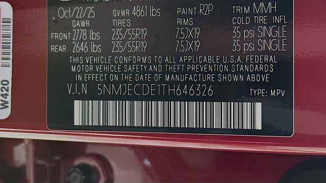 2026 Hyundai TUCSON Limited