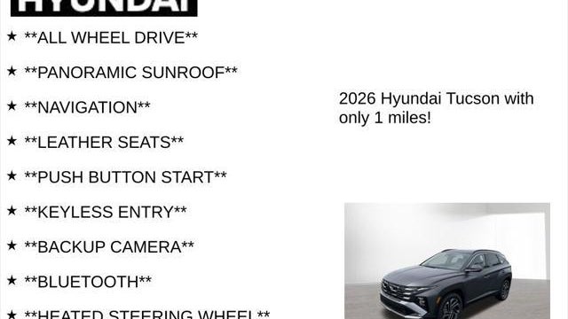 2026 Hyundai TUCSON Limited