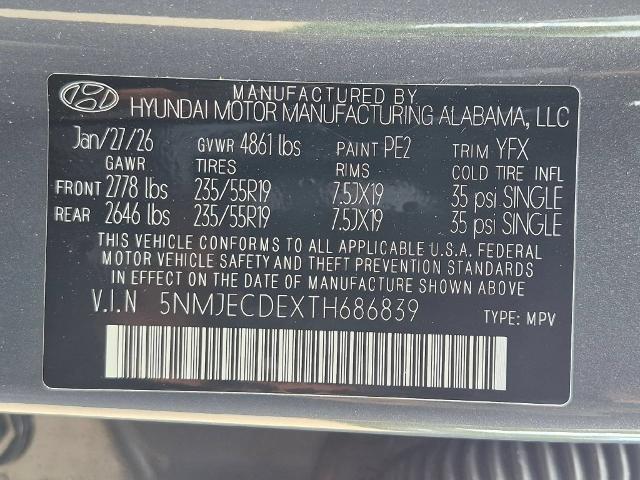 2026 Hyundai Tucson - $34,655