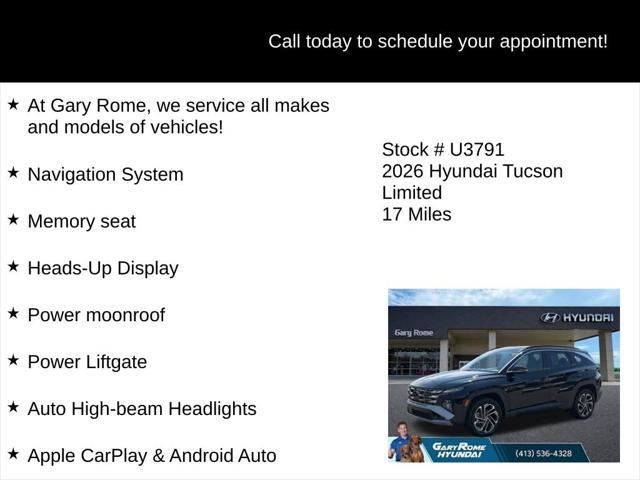 2026 Hyundai Tucson - $40,486