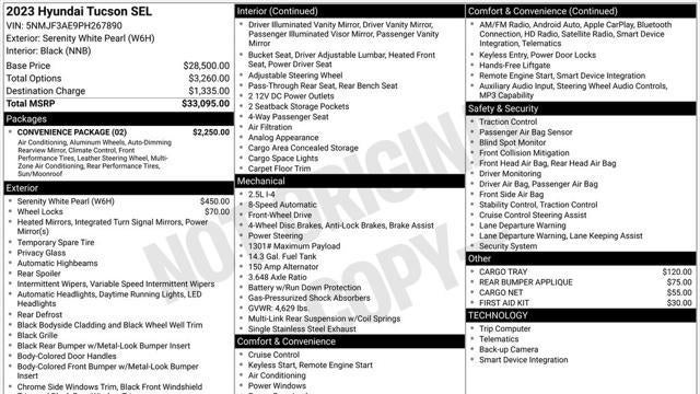 2023 Hyundai TUCSON SEL