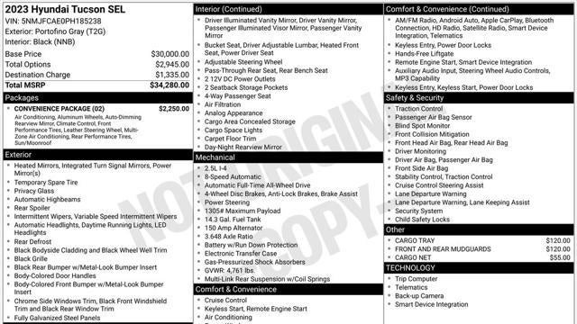 2023 Hyundai TUCSON SEL