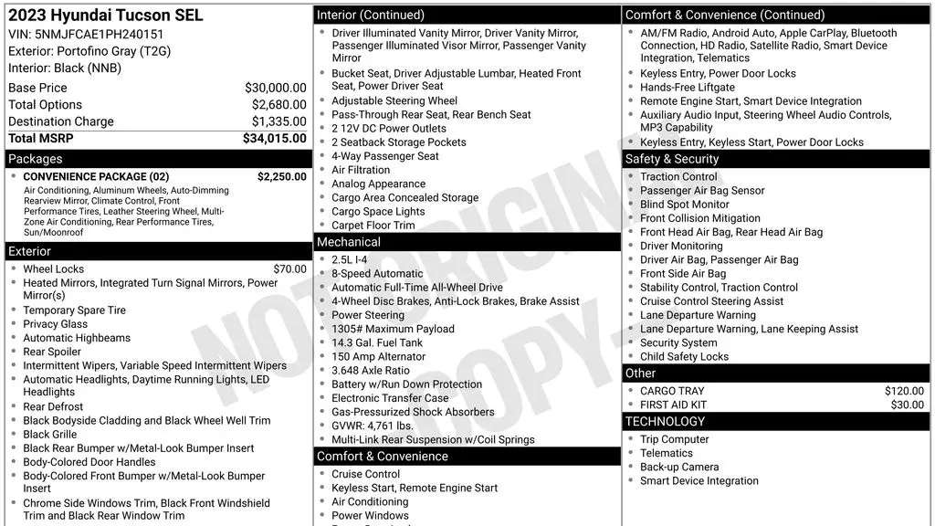 Preowned 2023 Hyundai TUCSON SEL for Sale
