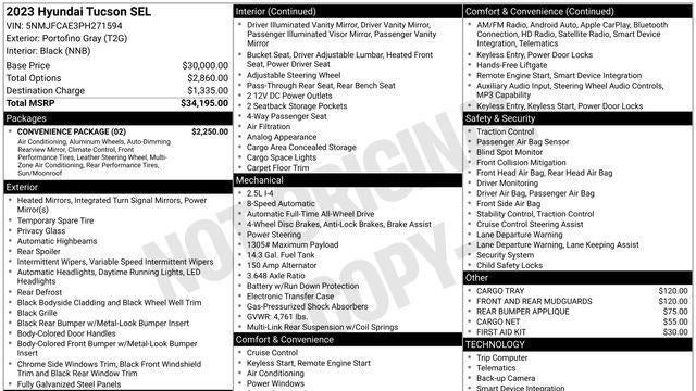 2023 Hyundai TUCSON SEL