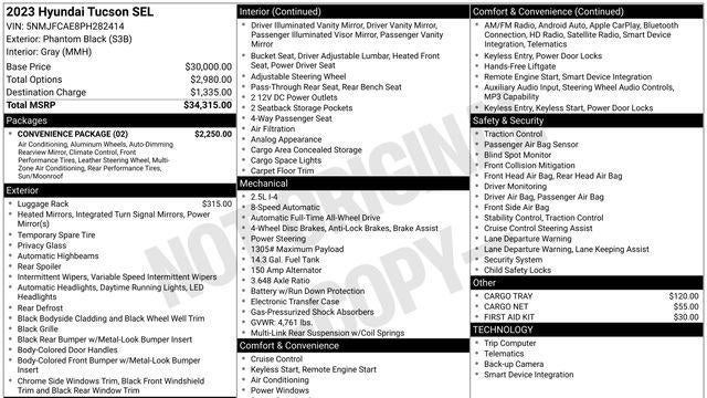 2023 Hyundai TUCSON SEL