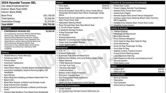 2024 Hyundai TUCSON SEL