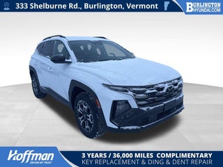 2026 Hyundai TUCSON with Serenity White Pearl Exterior