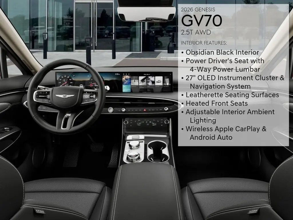 2026 Genesis Gv70 - $45,283