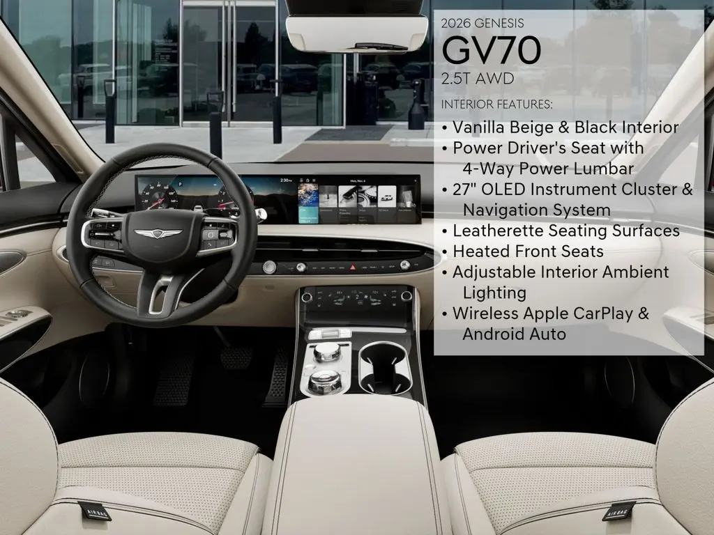 2026 Genesis Gv70 - $43,595