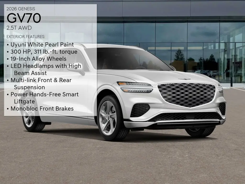 2026 Genesis Gv70 - $45,277