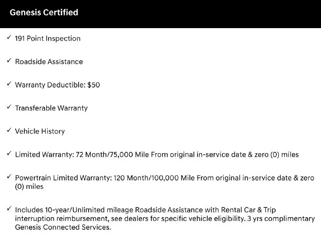 2026 Genesis Gv70 - $64,500