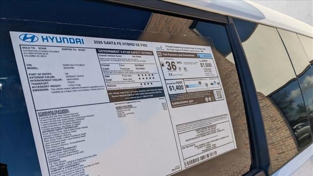 2026 Hyundai SANTA FE Hybrid SE