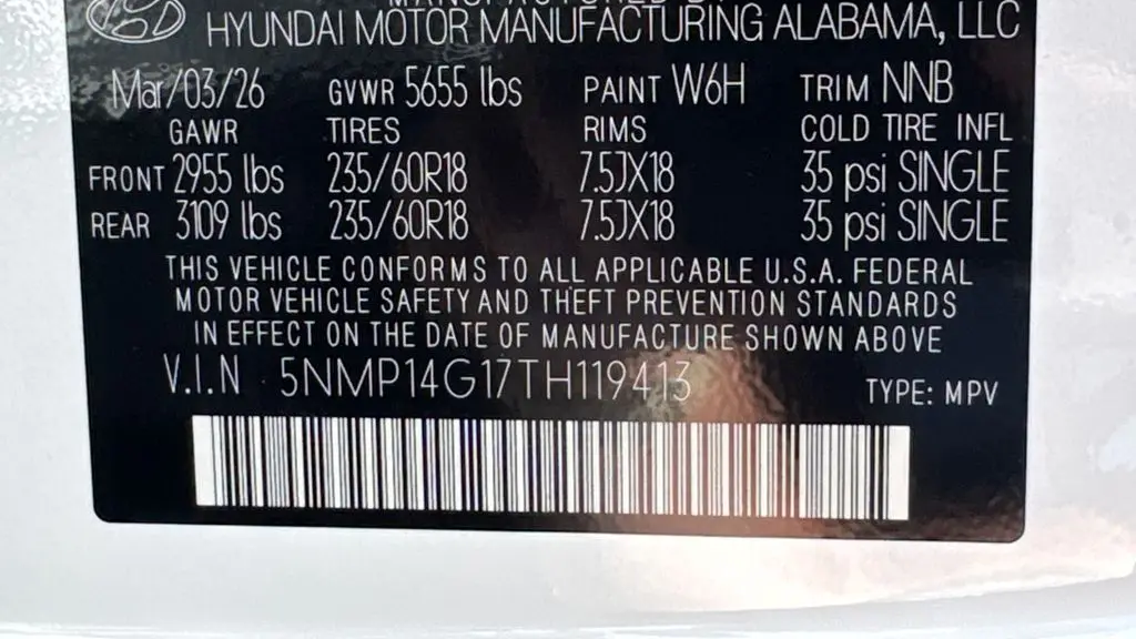2026 Hyundai SANTA FE Hybrid SE
