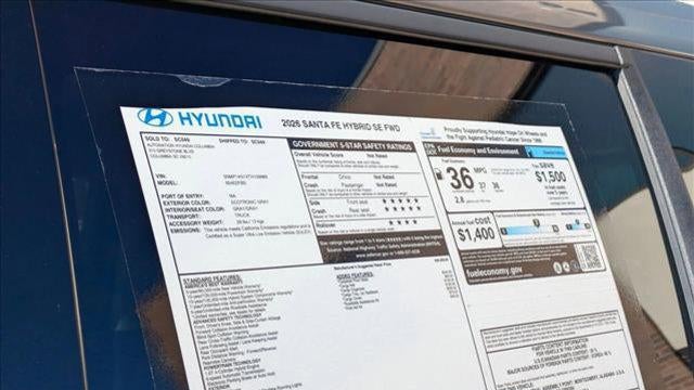 2026 Hyundai SANTA FE Hybrid SE