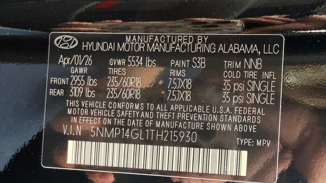 2026 Hyundai SANTA FE SE