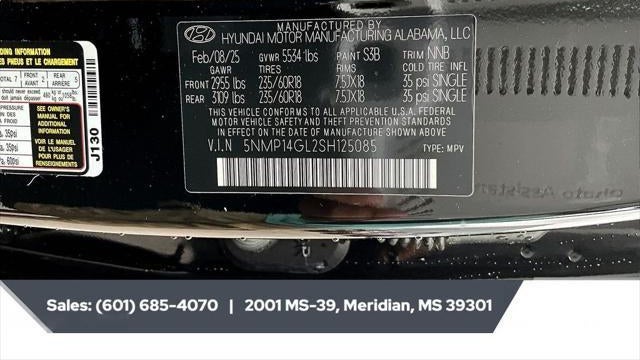 2025 Hyundai SANTA FE SE