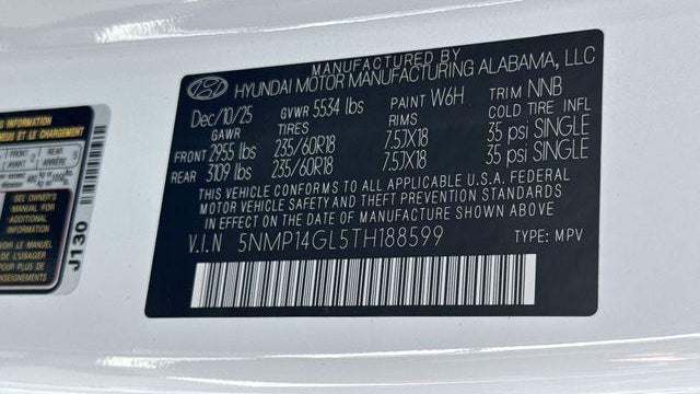2026 Hyundai SANTA FE SE
