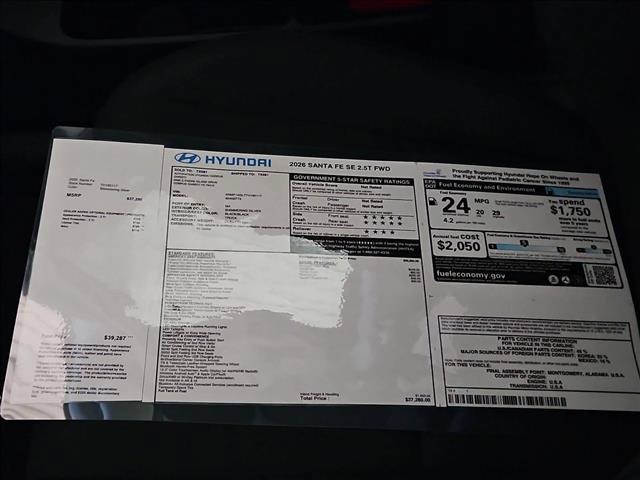 2026 Hyundai Santa Fe - $32,699