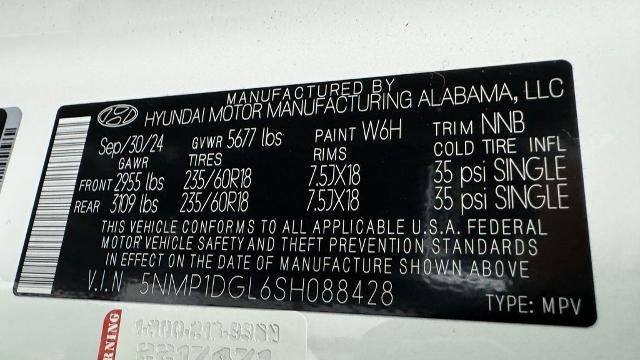 2025 Hyundai SANTA FE SE