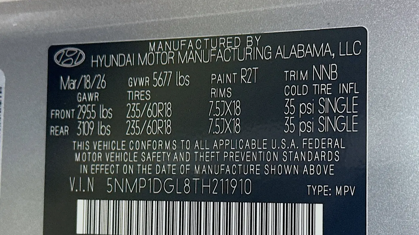 2026 Hyundai SANTA FE SE