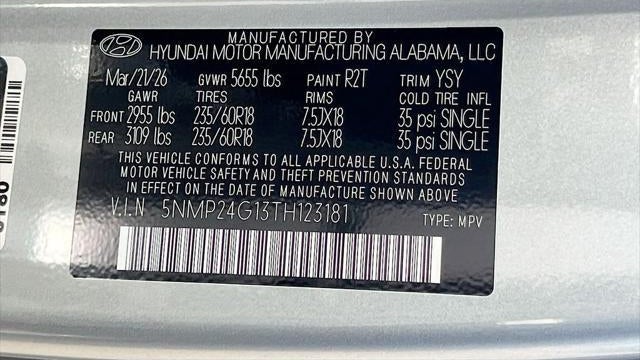 2026 Hyundai SANTA FE Hybrid SEL