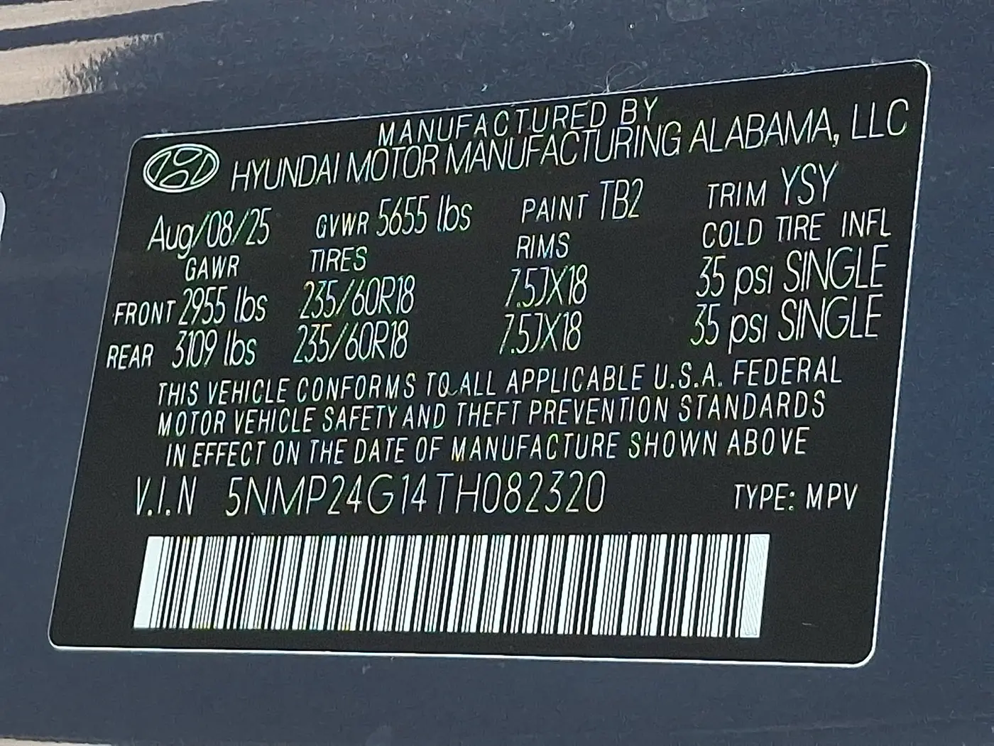 2026 Hyundai Santa Fe - $32,949
