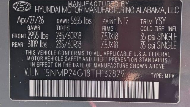 2026 Hyundai SANTA FE Hybrid SEL