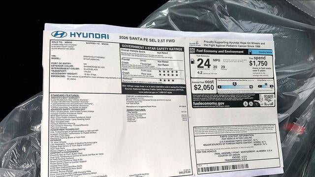 2026 Hyundai SANTA FE SEL