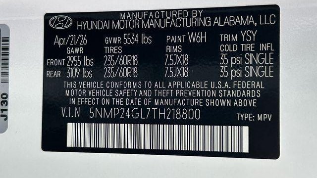 2026 Hyundai SANTA FE SEL
