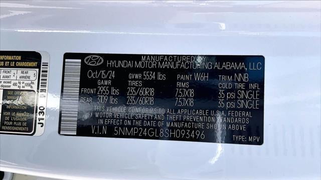 2025 Hyundai SANTA FE SEL
