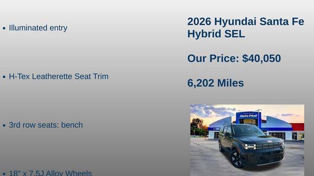 2026 Hyundai SANTA FE Hybrid SEL