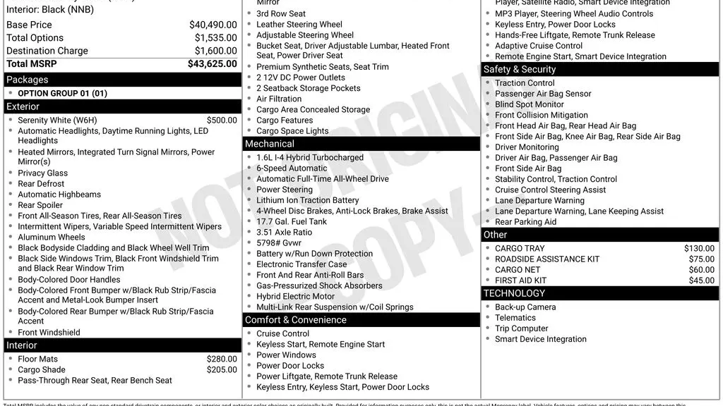 2026 Hyundai SANTA FE Hybrid SEL