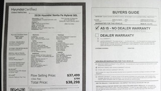 2026 Hyundai SANTA FE Hybrid SEL