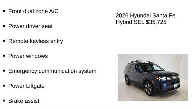 2026 Hyundai SANTA FE Hybrid SEL