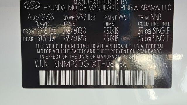 2026 Hyundai SANTA FE Hybrid SEL