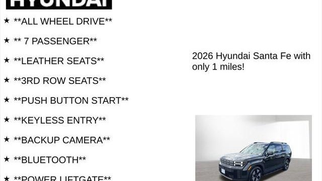 2026 Hyundai SANTA FE Hybrid SEL