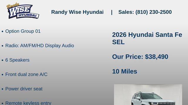 2026 Hyundai SANTA FE SEL