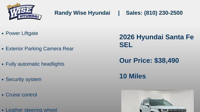 2026 Hyundai SANTA FE SEL