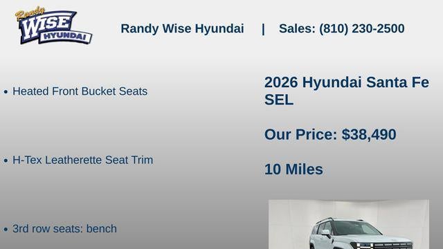2026 Hyundai SANTA FE SEL