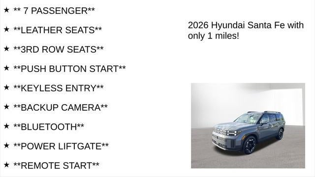 2026 Hyundai SANTA FE SEL