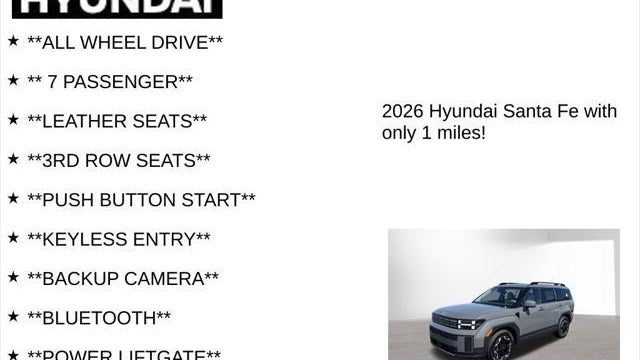 2026 Hyundai SANTA FE SEL