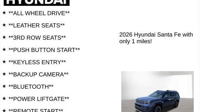 2026 Hyundai SANTA FE SEL