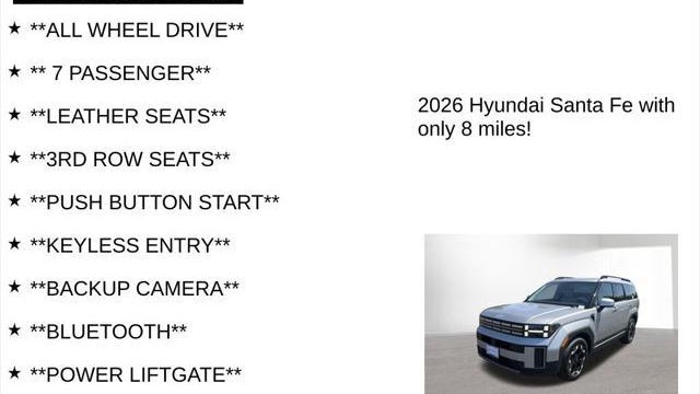 2026 Hyundai SANTA FE SEL