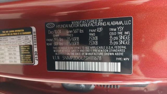 2025 Hyundai SANTA FE SEL