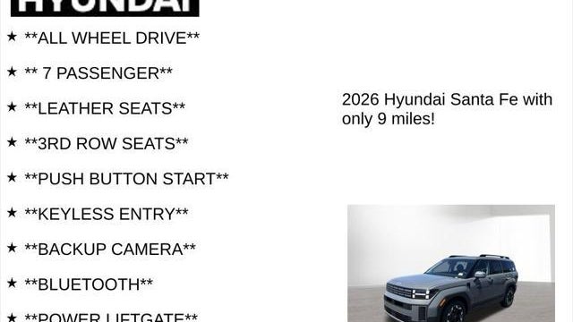 2026 Hyundai SANTA FE SEL