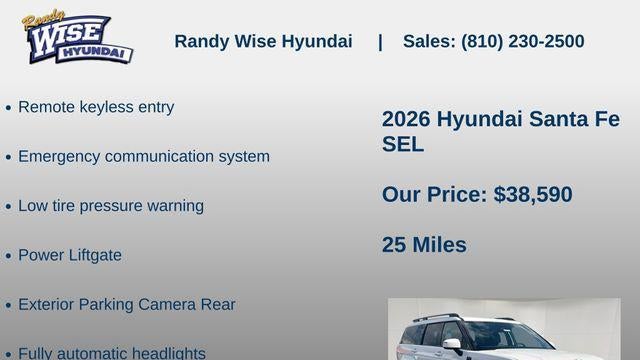 2026 Hyundai SANTA FE SEL