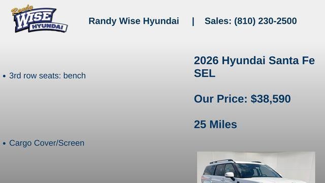 2026 Hyundai SANTA FE SEL