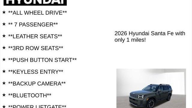 2026 Hyundai SANTA FE SEL