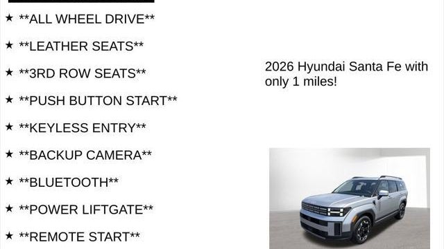2026 Hyundai SANTA FE SEL